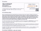 OEKO -TEX 2021 - Certificate